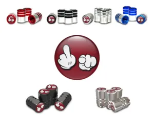 Tyre Valve Stem Caps Bikes Universal Fitment